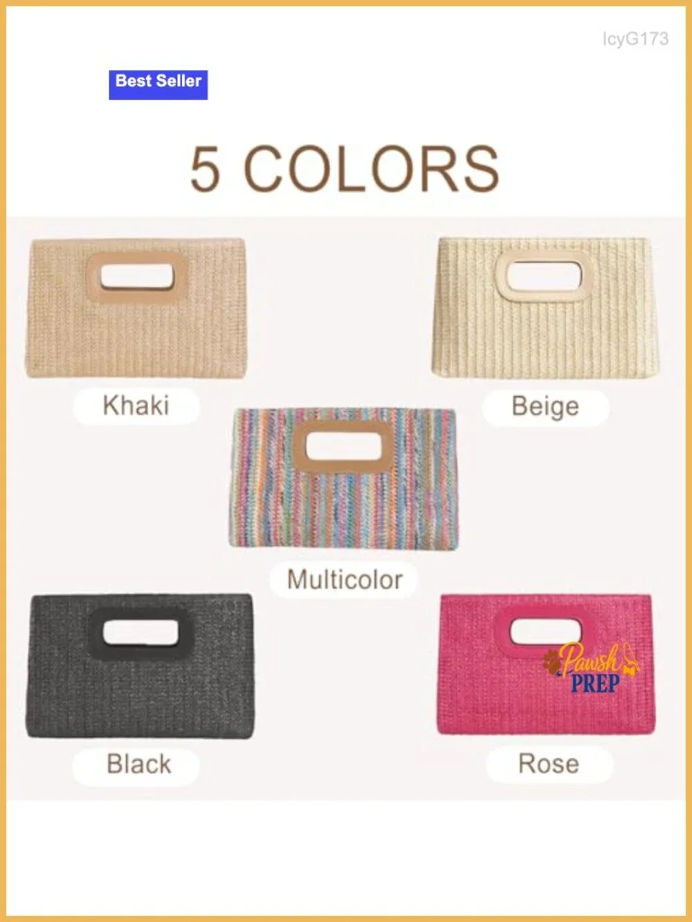 Straw Woven Clutch Purse Top Handle Crossbody Handbag Boho Evening Envelope